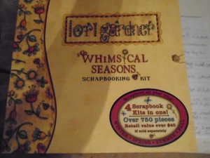 Scrapbooking Kit Lori Gardner 2005 Whimsical Seasons  New - Picture 1 of 8