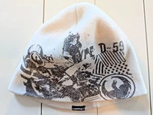 Gorra Calavera Tejida Dragón Blanco Sombrero Gorra Esquí Nieve Invierno Cálido Deportes - Imagen 1 de 4