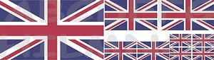 9 ADESIVI BANDIERA UNION JACK FLAG GRAN BRETAGNA GREAT BRITAIN STICKERS VINILE - Foto 1 di 1