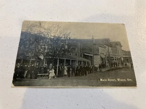 Postkarte 1914, Main Street in Wasco Oregon - Bild 1 von 2