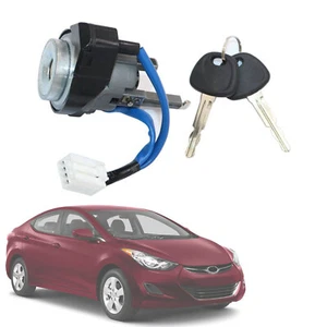 Interruptor de cilindro de bloqueo de encendido con 2 llaves 819003XF00 para Hyundai Elantra 2011-16 - Imagen 1 de 7