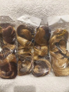 French Curly Pony Braiding Hair Curls Silky Synthetic 24" Extension 100g 4packs - Picture 1 of 4