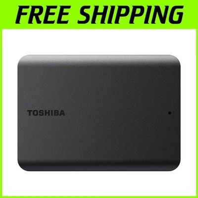 Canvio Basics 4TB Portable External HDD USB 3.0 - Black - Image 1 of 4