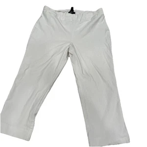 Chicos 3P Womens So Slimming White Crop High Dressy Everyday Pants Petite - Picture 1 of 12