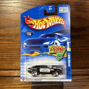 2002 Vintage Hot Wheels Mainline #179 Mustang Mach 1 Bermudez County Police W3 - Picture 1 of 4