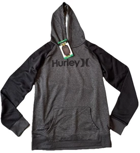 Hurley Boys XL 18/20 Hoodie Gray H2O-Dri Pullover Sweatshirt Logo Athleisure - Picture 1 of 7