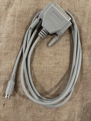 Vintage Gray DB25 Male to 8 Mini Din Cable Apple 25 Pin, 6ft - Image 1 of 4