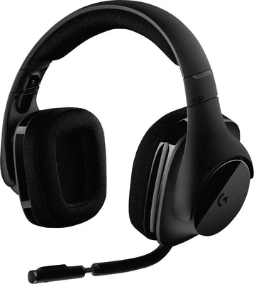 Logitech Gaming G533 Kopfhörer Headset USB schnurlos Over DEFEKTWARE - Bild 1 von 4