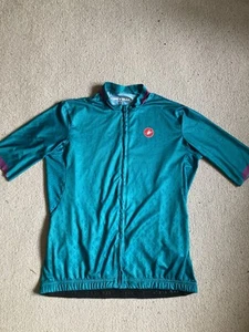 Castelli Woman’s Short Sleeved Jersey M Green Lightweight - Picture 1 of 4