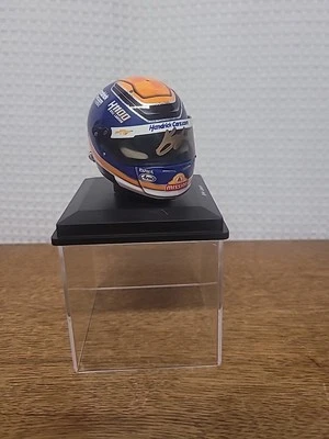 2024 Kyle Larson Arrow/Hendrick H1100 Spark 1/5 Arai Mini Replica Helmet Signed - Image 1 of 4