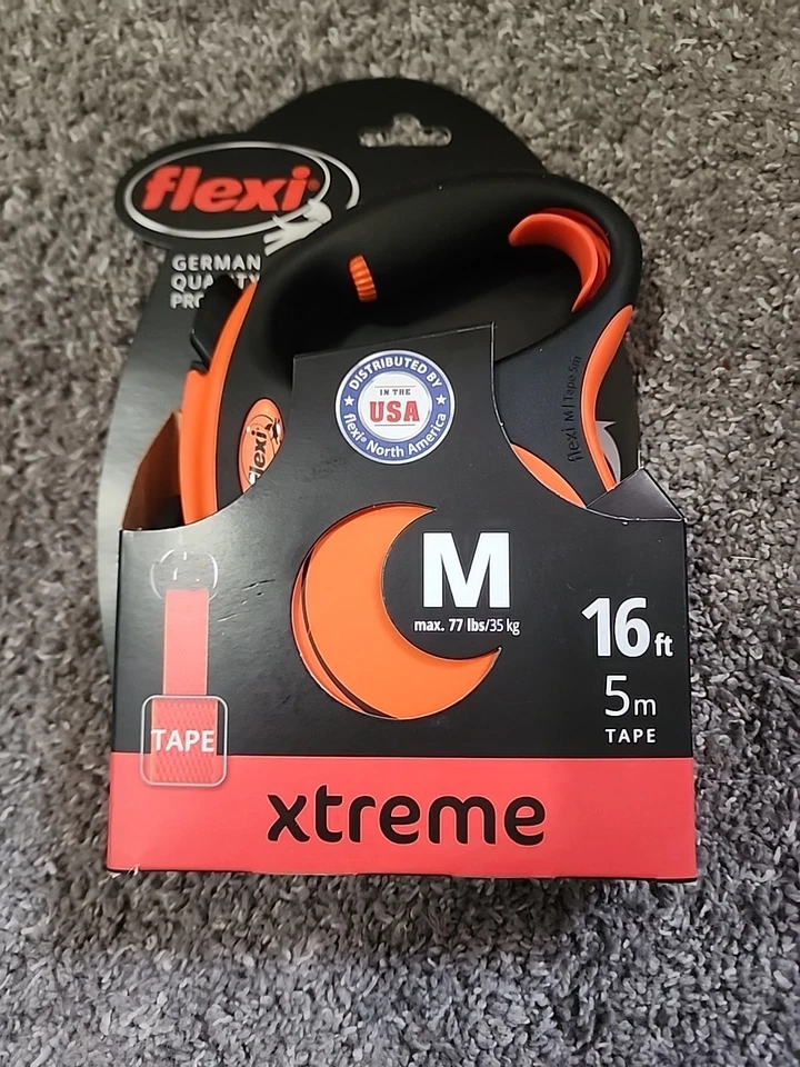 Flexi XTREME Retractable Tape Dog Leash Medium &