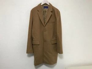 Urban Research Wool Chester Coat Men 40L Camel Jacket, Business Style - Picture 1 of 5