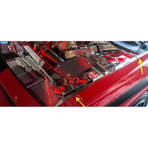 Tapas de guardabarros ACC para Dodge Challenger 2008-2017 - acero inoxidable/pulido/cepillado - Imagen 1 de 2