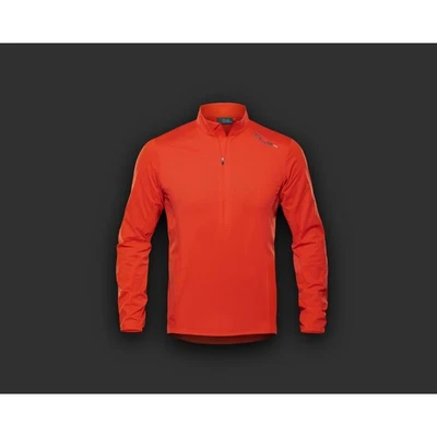 Stellar Equipment Mens XL 1/4 Zip Pullover Orange Long Sleeve Athletic Shirt - Image 1 of 4