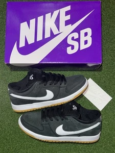 Nike SB Dunk Low Pro ‘Black Gum’ UK 9 Brand New In Box CD2563 006*Fast Dispatch* - Picture 1 of 11
