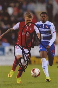 ROTHERHAM: DANNY WARD SIGNED 6x4 ACTION PHOTO+COA - Picture 1 of 1