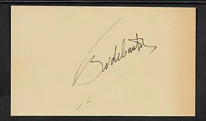 Fidel Castro Kuba Autogramm Nachdruck auf Original Original Periode 1960er Jahre 3X5 Karte - Bild 1 von 1
