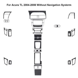 27Pcs Carbon Fiber Full Interior Kit Cover Trim For Acura TL 2004-2008 - Bild 1 von 20