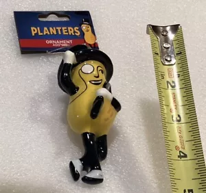 "Nuevo adorno de árbol de Navidad decoupage PLANTERS MR. PEANUT 2024 5"" IRROMPIBLE" - Imagen 1 de 4