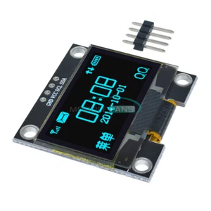 Blue 1.3" OLED LCD Display 4Pin Module IIC I2C 128x64 3-5V Interface for Arduino - Picture 1 of 12