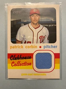 A29,578 - 2020 Topps Heritage Clubhouse Collection Relics #CCRPC Patrick Corbin - Picture 1 of 1
