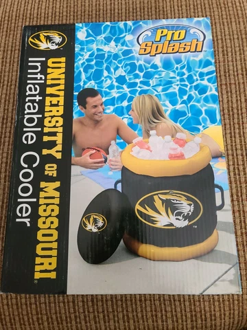 NEW PRO SPLASH NCAA UNIVERSITY OF MISSOURI INFLATABLE COOLER MIZZOU Cover