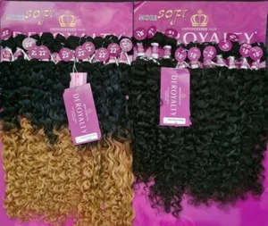 Deroyalty Human Hair Spanish Hair Curl - One Pack Full Head - 10Pcs - Picture 1 of 1
