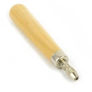 Wooden Handle for Needle Files with Steel Quick Locking Chuck - AFH-6826(19225) - Picture 1 of 2