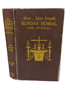 New Saint Joseph Sunday Missal & Hymnal The Complete Masses 1966 Catholic Faith - Picture 1 of 7