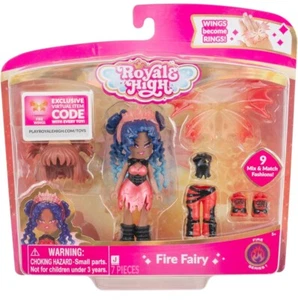 Bambola Royale High Fire Fairy 3 pollici con codice oggetto virtuale e accessori nuova - Foto 1 di 7