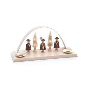 Portacandela Coro Altezza Circa 10 CM Nuovo Portacandela Candelabro Arcata - Imagen 1 de 2