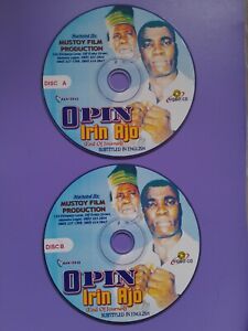Opin irin ajo.  Nollywood (Yoruba). DVD. Discs only.