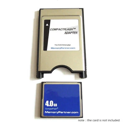 Tipo I/II Compact Flash CF a PCMCIA adaptador lector de ranura para tarjeta portátil portátil - Imagen 1 de 4