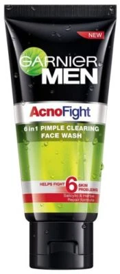 Garnier Men AcnoFight 6 in 1 Pimple Clearing Face Wash For Men 100gm Free Ship