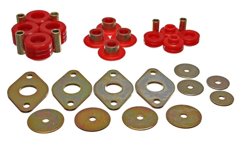 Energy Suspension Body Cab Mount Bushing Set Red 8.4103R for 95-00 Toyota Tacoma Foto 1 de 1