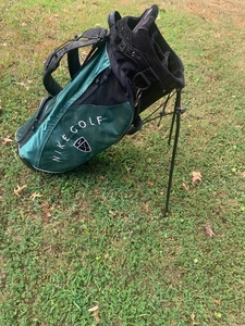 NIKE Green Adult Golf Bag 36" Tall Nylon Exterior with Head Cover - Picture 1 of 11