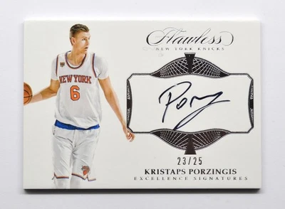 2016-17 Panini Flawless Excellence Signatures #27 Kristaps Porzingis 23/25 - image 1 of 2