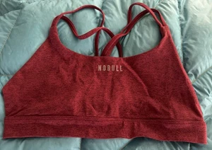 REGGISENO SPORTIVO NoBull Wine Heather ESAURITO taglia Large - Foto 1 di 2