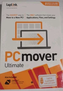 Laplink PCmover v.11 Ultimate - 1 Use with USB 3.0 Cable - Utility - PC - Picture 1 of 1