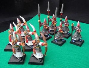 10 Miniaturas de Plástico para Juegos de Rol (Arqueros/Infantería) Juego Desconocido Bien Pintado - Imagen 1 de 4