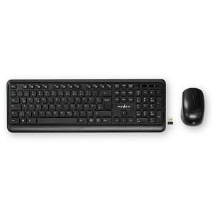 German QWERTZ Wireless Keyboard Pack with Wireless Mouse and USB Nano Receiver - Picture 1 of 8