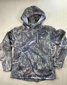 Mossy Oak Country DNA Camo Premium Warming Hoodie Mens Medium with Neck Gaiter - Picture 1 of 9