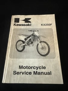 OEM 2006 Kawasaki KX250F KX250T6F Shop Service Repair Manual Book 99924-1354-01 - Picture 1 of 13