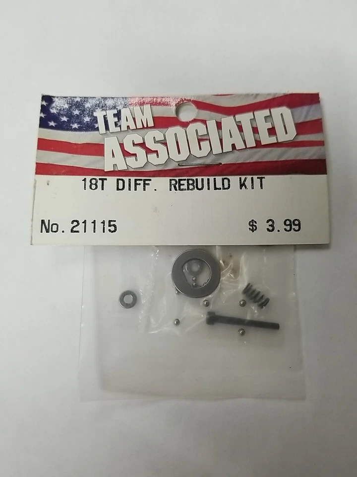 Team Associated 21115 Diff Rebuild Kit RC18 B MT T 1/18 Differential RC - Image 1 of 1