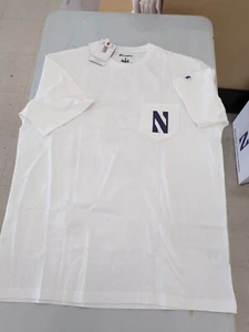 Neu mit Etikett Northwestern University Wildcats weißes T-Shirt Gr. XL AM28 - Bild 1 von 5