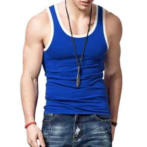 Men's Gym Tank Top Sleeveless Bodybuilding Tee Fitness Muscle Workout T-shirt - Picture 1 of 31