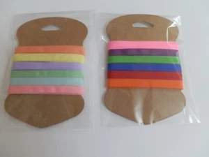 Vintage Mixed Colour Ribbon Card - Picture 1 of 5