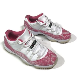 Nike Air Jordan 11 XI Retro Women's Size 10 Low Pink Snakeskin AH7860-106 Shoe - Picture 1 of 24