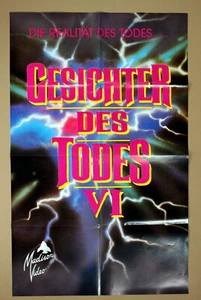 GESICHTER DES TODES VI * VIDEO-POSTER A1 German 1-Sheet ´92 - Bild 1 von 1