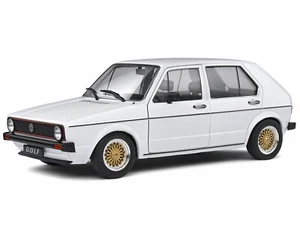 VW Golf Rabbit 1 L 4-door white Tuning diecast model car S1800211 Solido 1:18 - Picture 1 of 7